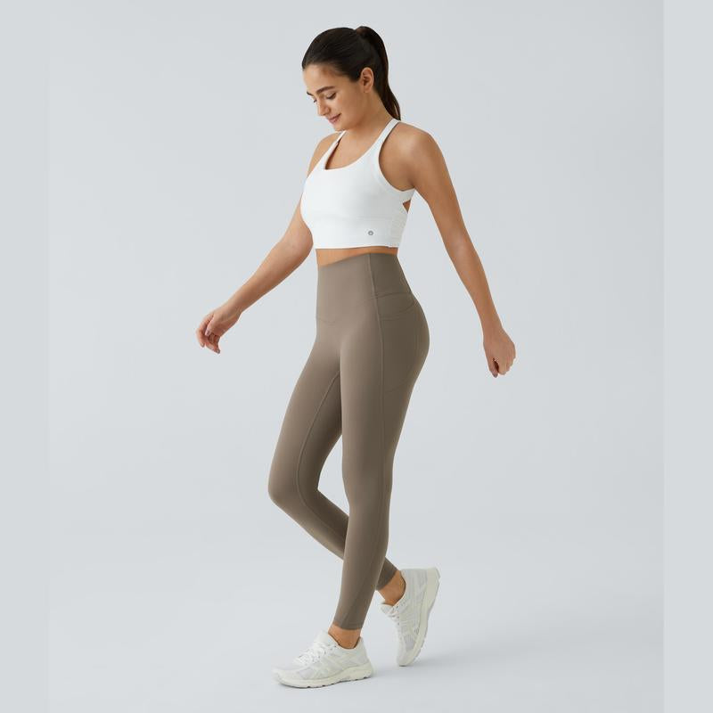 Elevate Your Workout: Halara Ultrasculpt High Waisted Tummy Control Leggings with Convenient Pockets!