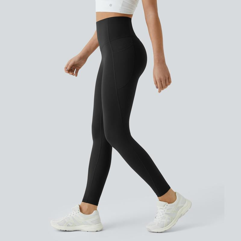 Elevate Your Workout: Halara Ultrasculpt High Waisted Tummy Control Leggings with Convenient Pockets!