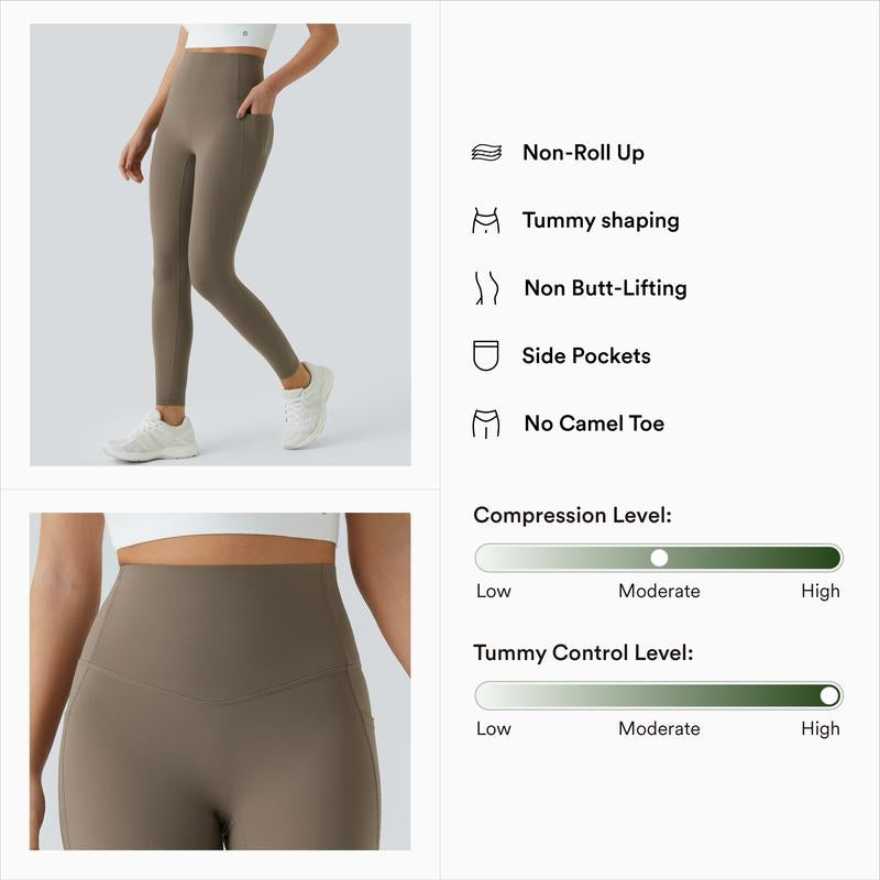 Elevate Your Workout: Halara Ultrasculpt High Waisted Tummy Control Leggings with Convenient Pockets!