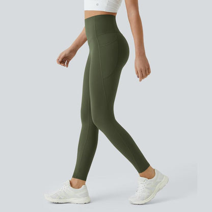 Elevate Your Workout: Halara Ultrasculpt High Waisted Tummy Control Leggings with Convenient Pockets!