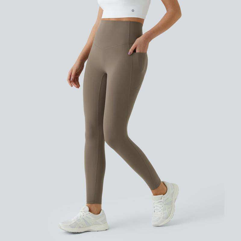 Elevate Your Workout: Halara Ultrasculpt High Waisted Tummy Control Leggings with Convenient Pockets!